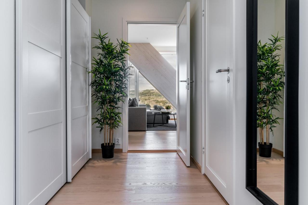 Mjos Tower Apartment - Lovely City View Sjusjøen 外观 照片