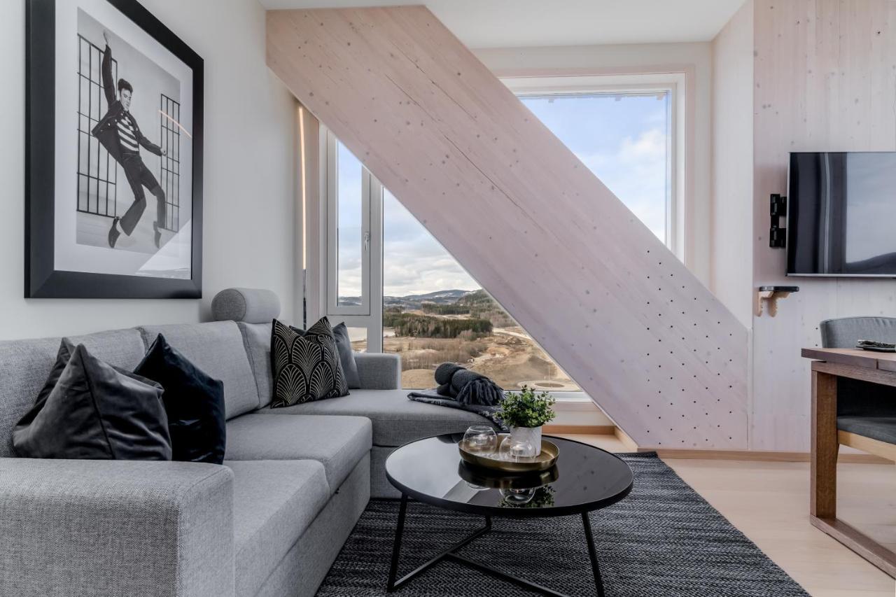 Mjos Tower Apartment - Lovely City View Sjusjøen 外观 照片